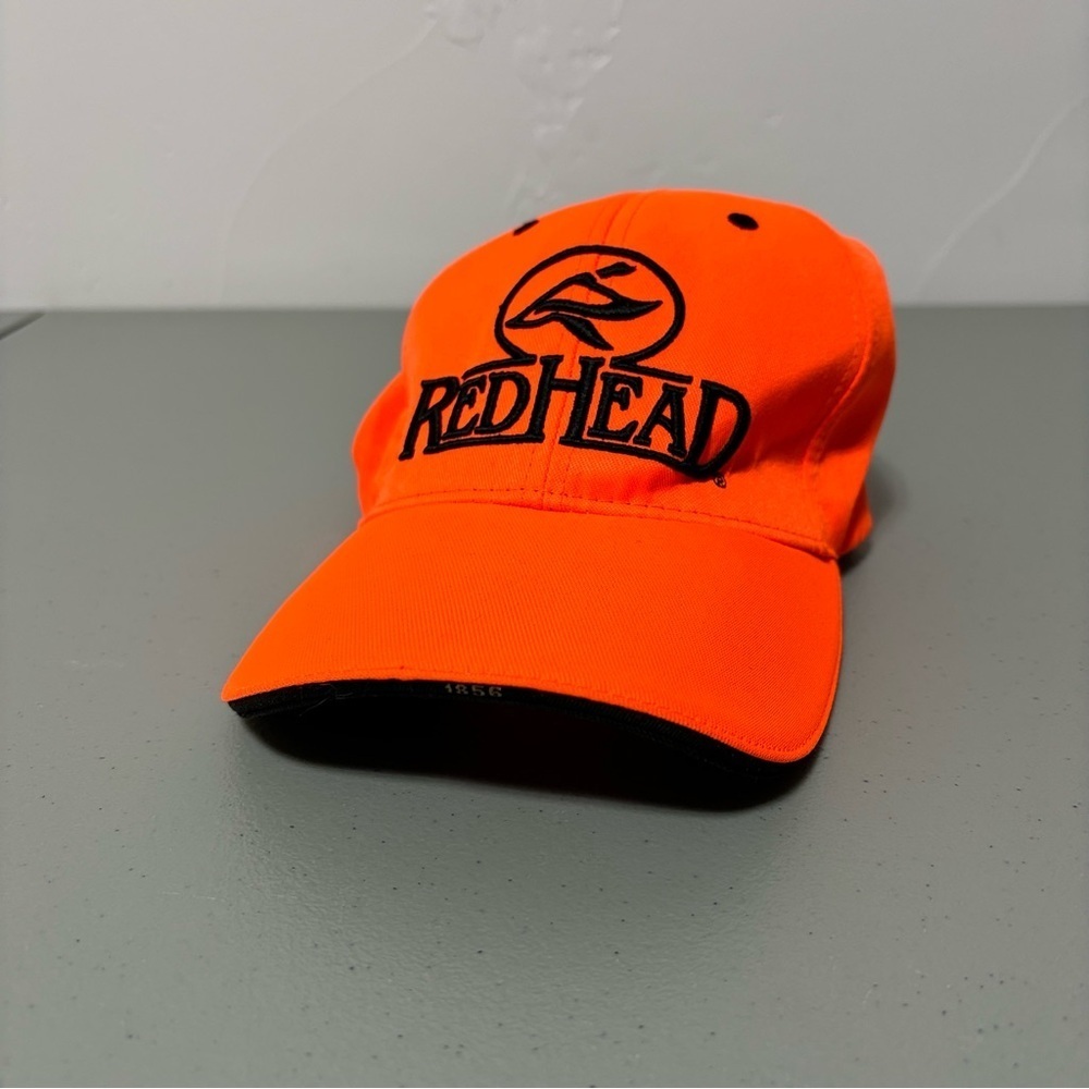 RedHead Hunter Orange Hunting Baseball Hat Cap Adjustable Strap OSFM